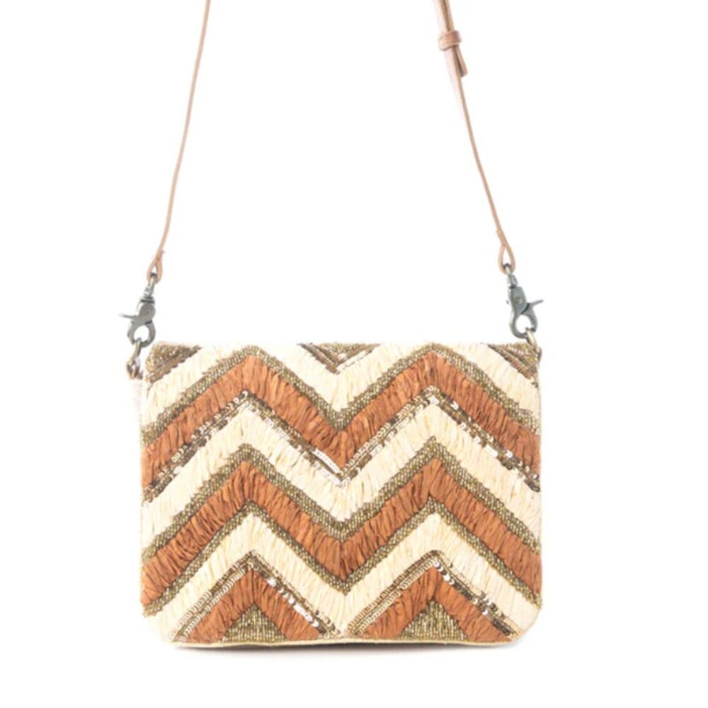 NWT Boho Sahara Sol Crossbody Bag in Radiant Topaz by Myra